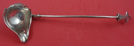 Sauce Ladle w/ spout, art deco woman on side of bowl 9